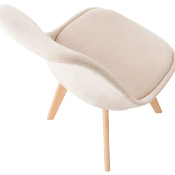 BellaFurn Stolar>4 -deluppsättning av matsalstolar - Kökstolar - Bekväma och rengöring Lätt | Färg: Beige | Material: Mjukt