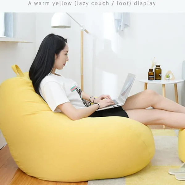 ATELA Sittsäckar>2024 Ny Extra Large Bean Bag chairs Couch sofa Cover Indoor Lazy Lounger For Adults Kids Promotion Price