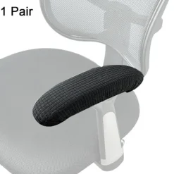 Stolar>1 par / 2 st Polyester Avtagbar Hållbar Maskintvättbar Kontorsstol Armstöd Överdrag Smutsavvisande Elastisk Vattentät Dator Swivel Stol