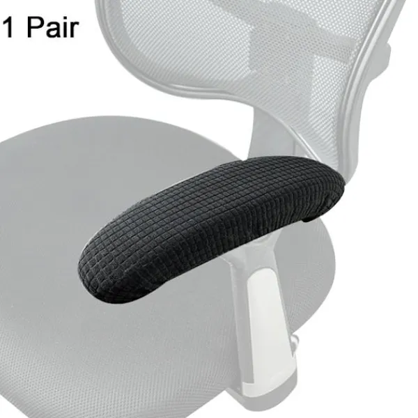 Stolar>1 par / 2 st Polyester Avtagbar Hållbar Maskintvättbar Kontorsstol Armstöd Överdrag Smutsavvisande Elastisk Vattentät Dator Swivel Stol