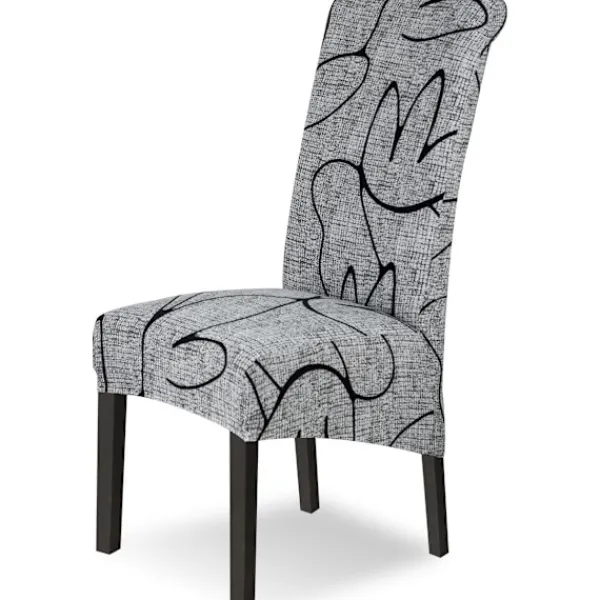 Stolar>2 set stretchiga stolskydd för gungstolar XL för matsal