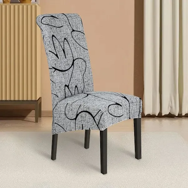 Stolar>2 set stretchiga stolskydd för gungstolar XL för matsal