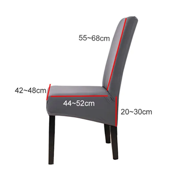 Stolar>2 set stretchiga stolskydd för gungstolar XL för matsal