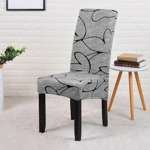 Stolar>2 set stretchiga stolskydd för gungstolar XL för matsal
