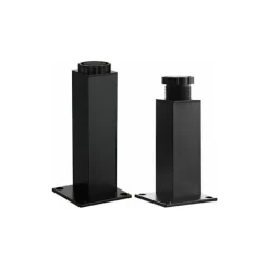 Soffbord>4 st aluminiumlegering TV-bordsben, soffbord stödben, möbelben (svart)