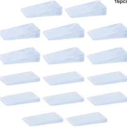Stolar>16 st Anti-Halk Transparenta Möbelkilar för Nivellering PVC Väderbeständiga