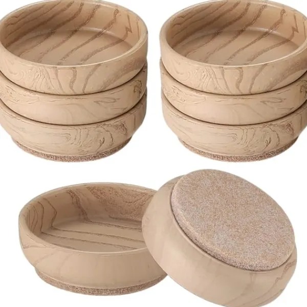 Stolar>8 st Filtkoppar, Runda Möbelkoppar, Halkfria Golvbensskydd, 6 cm/2,4 tum Dynor för Möbelfötter, Stolsben