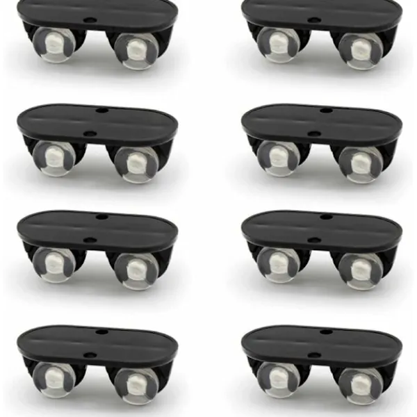 Kontorsmöbler>8 st förvaringslådepulley, små möbelhjul, plast självhäftande självhäftande pulley kan användas