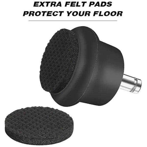Kontorsmöbler>5 st Glidar Ersättningskontorsstol eller Pallar Swivel Caster Wheels till Fast Stationära Hjul, Av