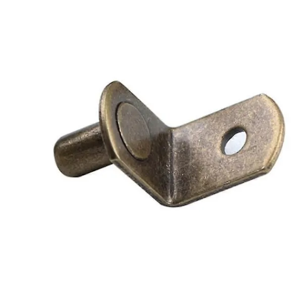 Hyllor>20 st Hyllfästen Stöd Dubbar Pinnar 6mm L-formade Skåp Garderob Möbel Hylla Väggmonteringsfäste Hållare_Speciella gåvor