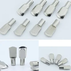 Hyllor>20 st metallhyllkonsol stift hyllkonsol inslag fixering 5×19mm