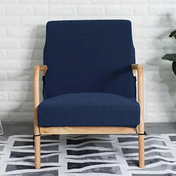 Fåtöljer>1 st Modernt Jacquard Våffel Stolskydd - Tjock Stretchig Elastisk Passform, Maskintvättbar Polyesterblandning, Allt-i-ett Design för Modernt Vardagsrum Ro | Fyndiq