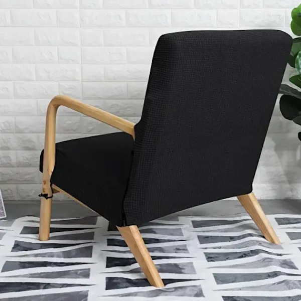 Fåtöljer>1 st Modernt Jacquard Våffel Stolskydd - Tjock Stretchig Elastisk Passform, Maskintvättbar Polyesterblandning, Allt-i-ett Design för Modernt Vardagsrum Ro | Fyndiq