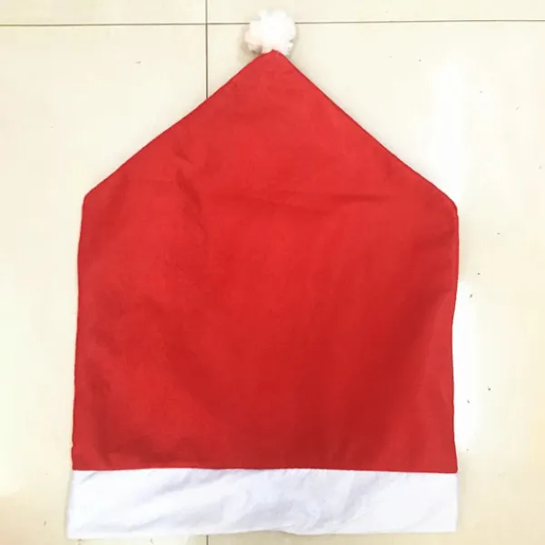 Stolar>1-10 st Non-woven cover Juldekoration för hemmabord Middag Stol Ryggdekor Nyår Festtillbehör Xmas Navidad 8PCS