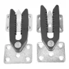 Soffor>2 st Soffa Sektionsmöbel Kopplingsstift Alligator Stil