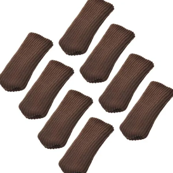 Stolar>20 st Stickade Ull Möbelstrumpor Stolsbensstrumpor Möbelglidare som Skyddar Hårdträgolv från Repor Strumpor