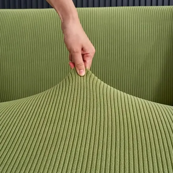 Soffor>1 st Stretchigt All-Over Sofföverdrag, Halkfritt, Djurvänligt, Maskintvättbart, Modern Jacquarddesign för Kontor & Vardagsrumsinredning, Grön, Kontorsdekor | Fyndiq