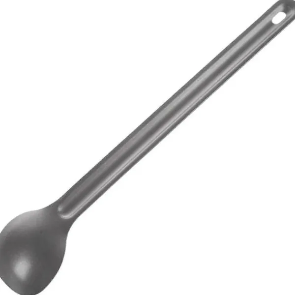 Matgrupper>2 st Titanium Sked 21,5 cm X 3,9 cm Campingsked Utomhus Servis Långskaftad Titaniumsked