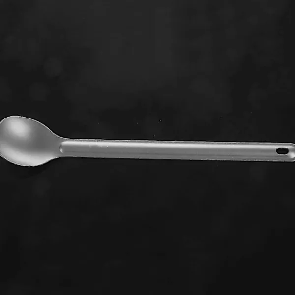 Matgrupper>2 st Titanium Sked 21,5 cm X 3,9 cm Campingsked Utomhus Servis Långskaftad Titaniumsked