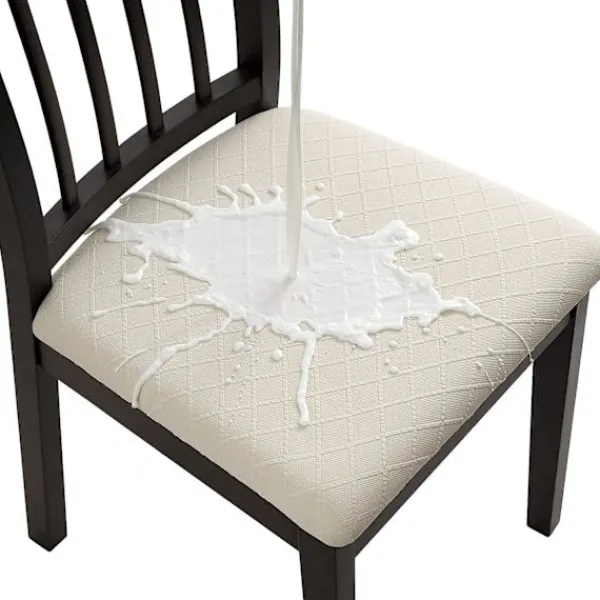 Stolar>4 st Vattentäta Jacquard Stolsöverdrag Stolsitsöverdrag för, ZQKLA