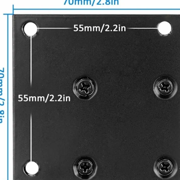 Småbord>4 ställbara möbelben i aluminiumlegering, soffbord