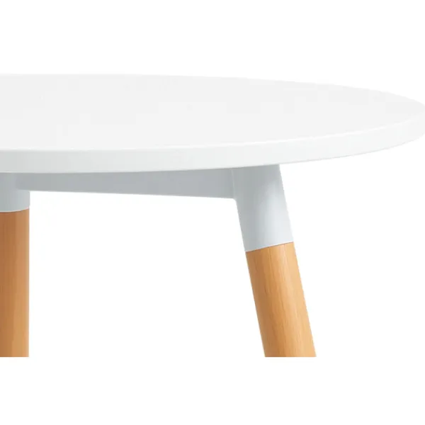 BellaFurn Matgrupper>5 -Stycke matsalsset - Middagset - Bekvämt ryggstöd, Ø 80 cm