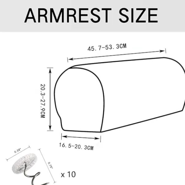 Soffor>2 stycken soffarmstödsskydd, överdrag, armstöd, soffa A DXGHC