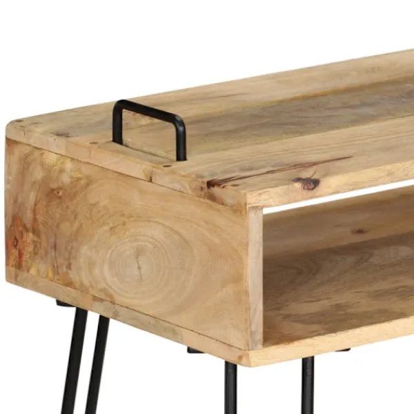 vidaXL Småbord>Avlastningsbord mangoträ 115x35x76 cm