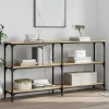 vidaXL Hyllor>Avlastningsbord sonoma ek 150x29x75 cm konstruerat trä