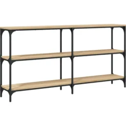 vidaXL Hyllor>Avlastningsbord sonoma ek 150x29x75 cm konstruerat trä