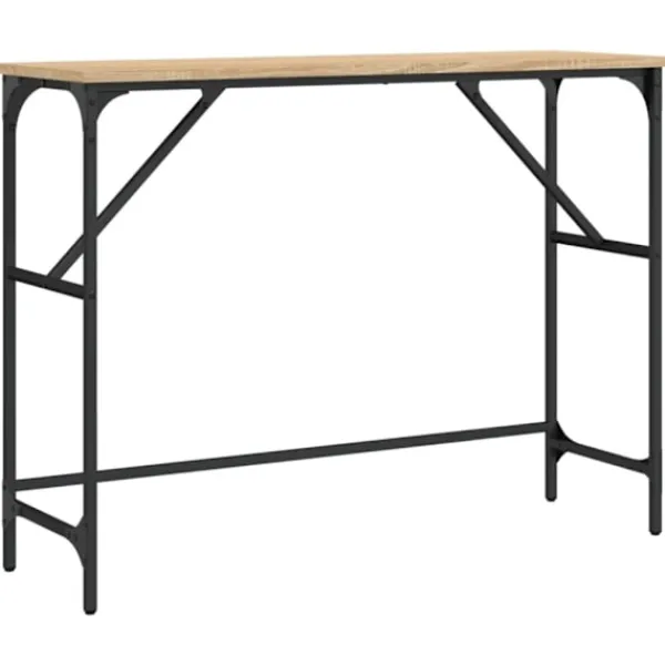 vidaXL Småbord>Avlastningsbord sonoma-ek 100x32x75 cm konstruerat trä