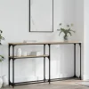 vidaXL Småbord>Avlastningsbord sonoma-ek 145x22,5x75 cm konstruerat trä