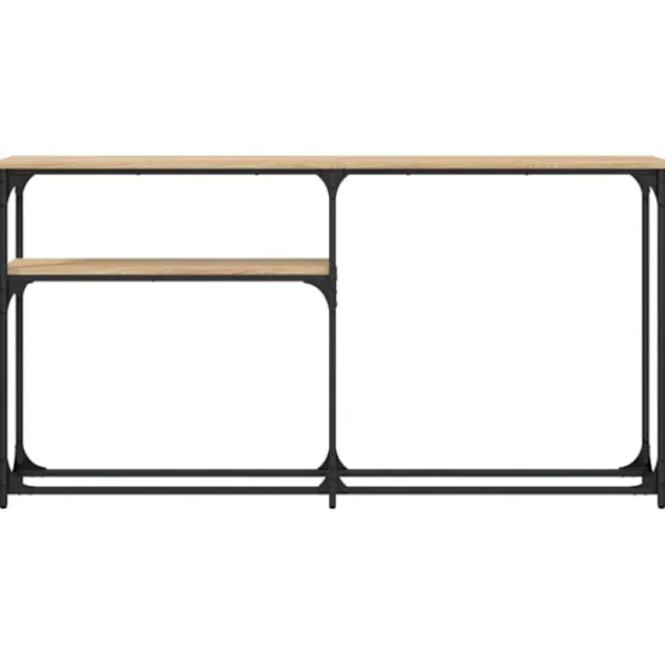 vidaXL Småbord>Avlastningsbord sonoma-ek 145x22,5x75 cm konstruerat trä