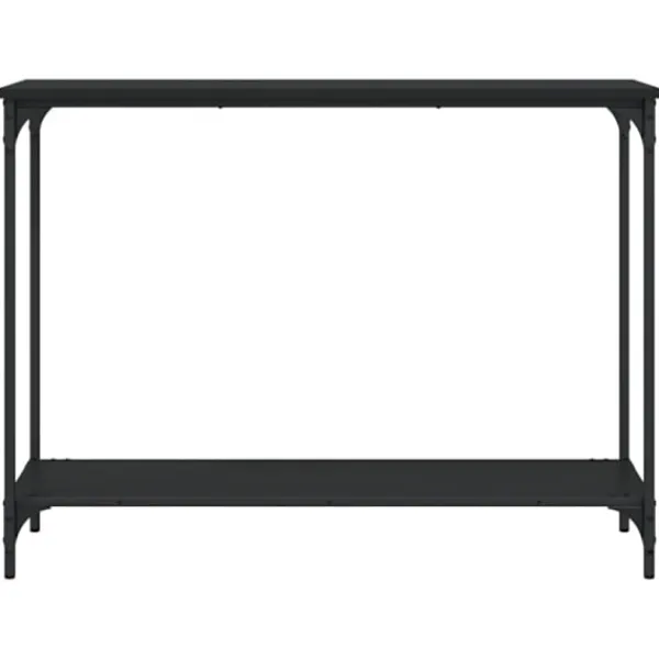 vidaXL Småbord>Avlastningsbord svart 101x30,5x75 cm konstruerat trä