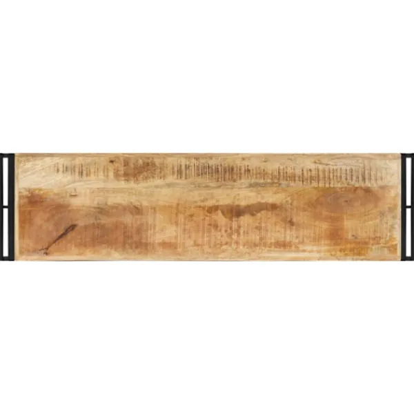 vidaXL Småbord>Avlastningsbord 120x30x75 cm grovt mangoträ