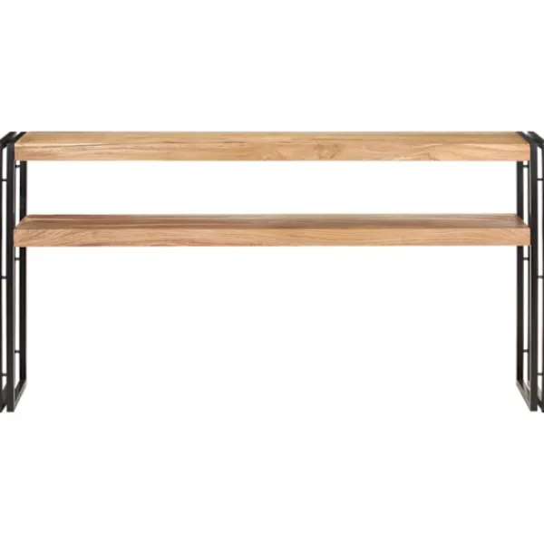 vidaXL Småbord>Avlastningsbord 150x30x75 cm massivt akaciaträ