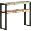 vidaXL Småbord>Avlastningsbord 90x30x75 cm massivt återvunnet trä