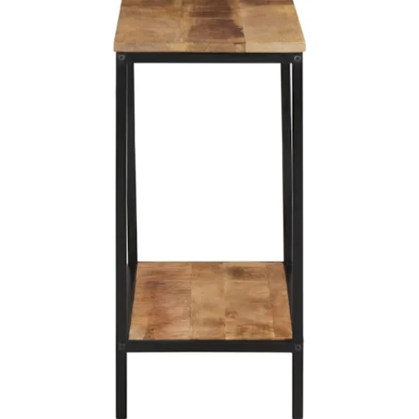 vidaXL Småbord>Avlastningsbord 70x35x70 cm massivt grovt mangoträ