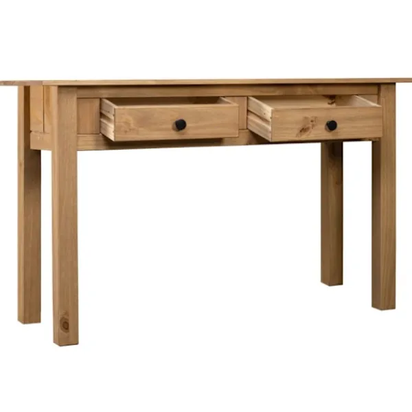 vidaXL Småbord>Avlastningsbord 110x40x72 cm massiv furu panama