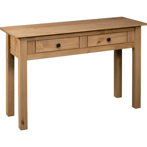 vidaXL Småbord>Avlastningsbord 110x40x72 cm massiv furu panama
