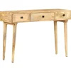 vidaXL Småbord>Avlastningsbord 115x35x76 cm massivt mangoträ