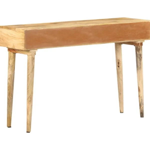 vidaXL Småbord>Avlastningsbord 115x35x76 cm massivt mangoträ