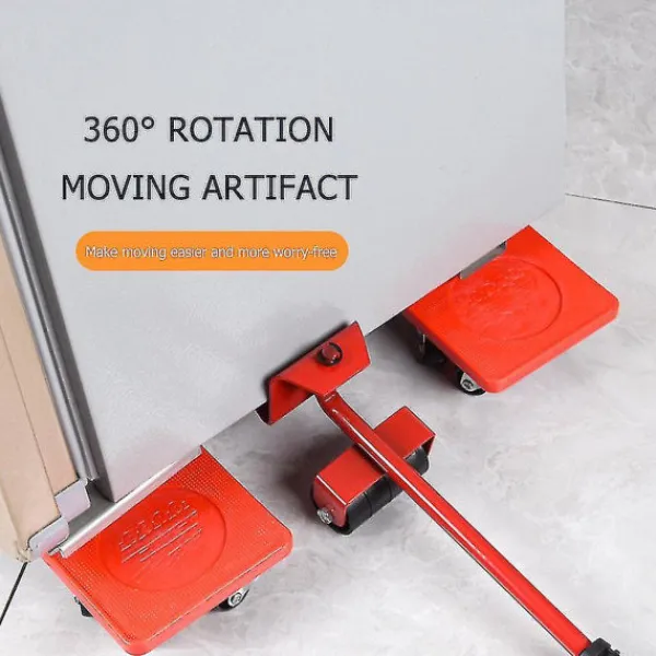 Balkongmöbler>AYS 5-delars set möbelflyttare transportverktyg möbellyftare flytthjul rullstång tungt material transport handverktyg--