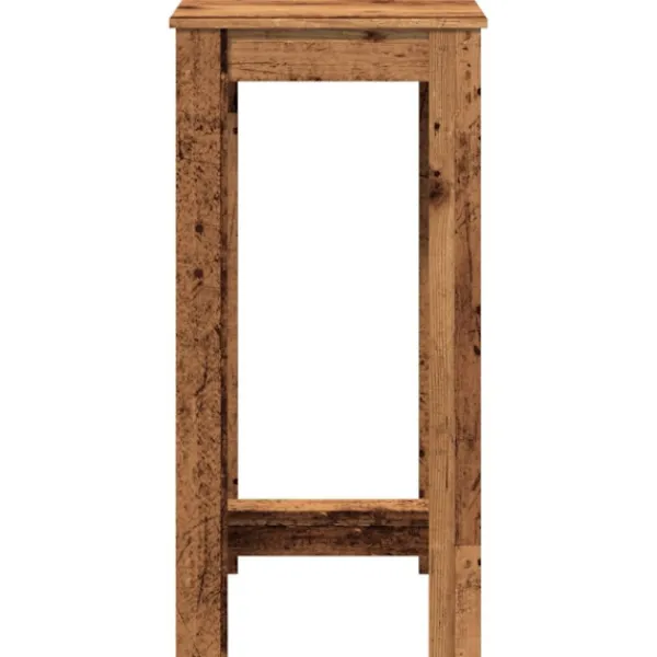 vidaXL Matbord>Barbord gammalt trä 51x50x103,5 cm konstruerat trä