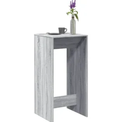 vidaXL Matbord>Barbord grå sonoma-ek 51x50x103,5 cm konstruerat trä
