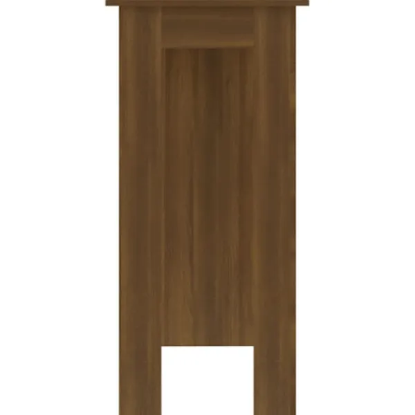 vidaXL Matgrupper>Barbord med hyllor sonoma-ek 102x50x103,5 cm konstruerat trä