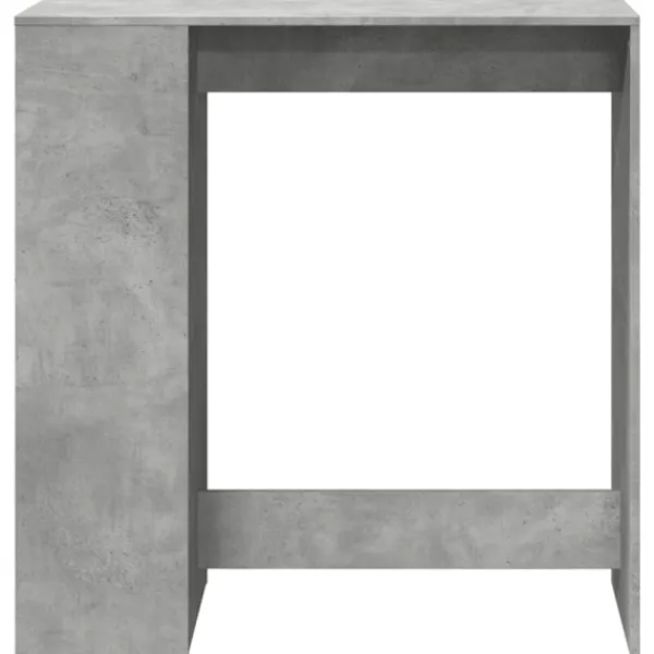 vidaXL Småbord>Barbord med ställ betonggrå 101x40x103,5 cm konstruerat trä