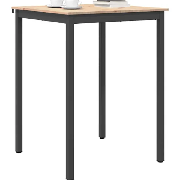 vidaXL Matgrupper>Barbord Naturfärg 110 x 55 x 105 cm Massiv furu