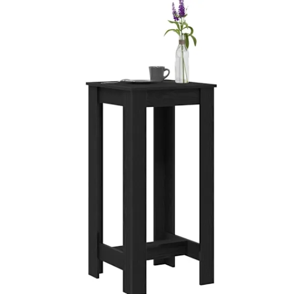 vidaXL Matbord>Barbord Svart Ek 51 x 50 x 103.5 cm Konstruerat trä