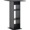 vidaXL Matbord>Barbord svart 60x60x110 cm